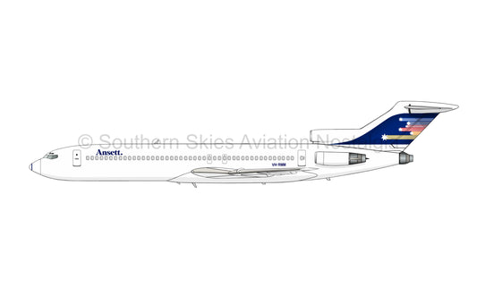 Ansett 727 VH-RMM - Southern Cross Livery (Caricature or Side Profile)
