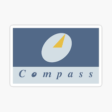 Compass Airlines logo PVC sign.