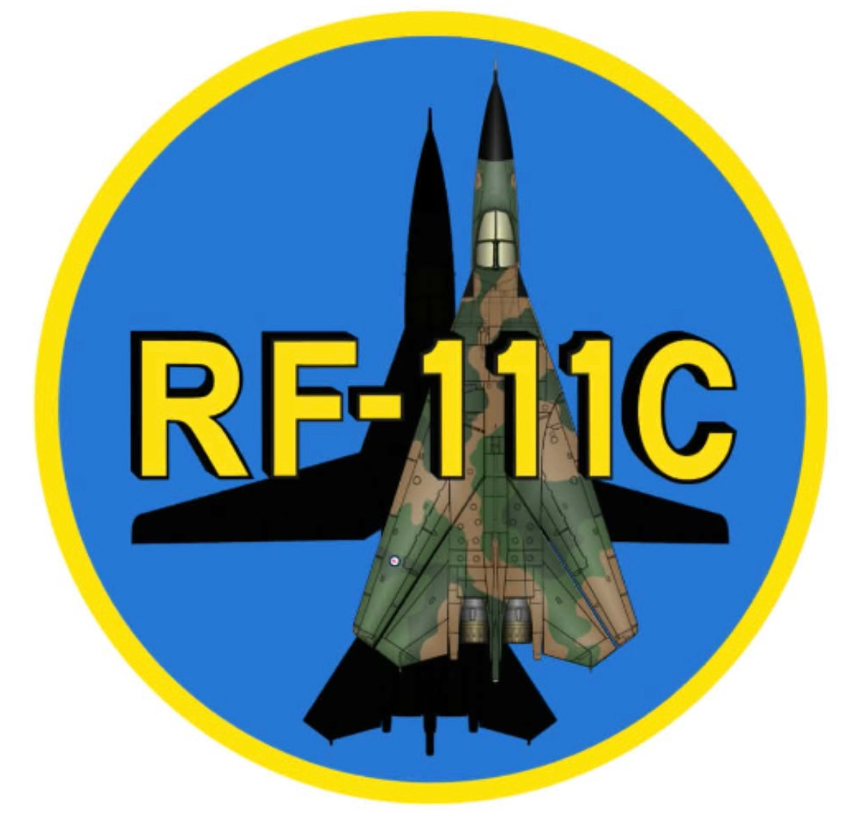 RF-111C 9cm round sticker.