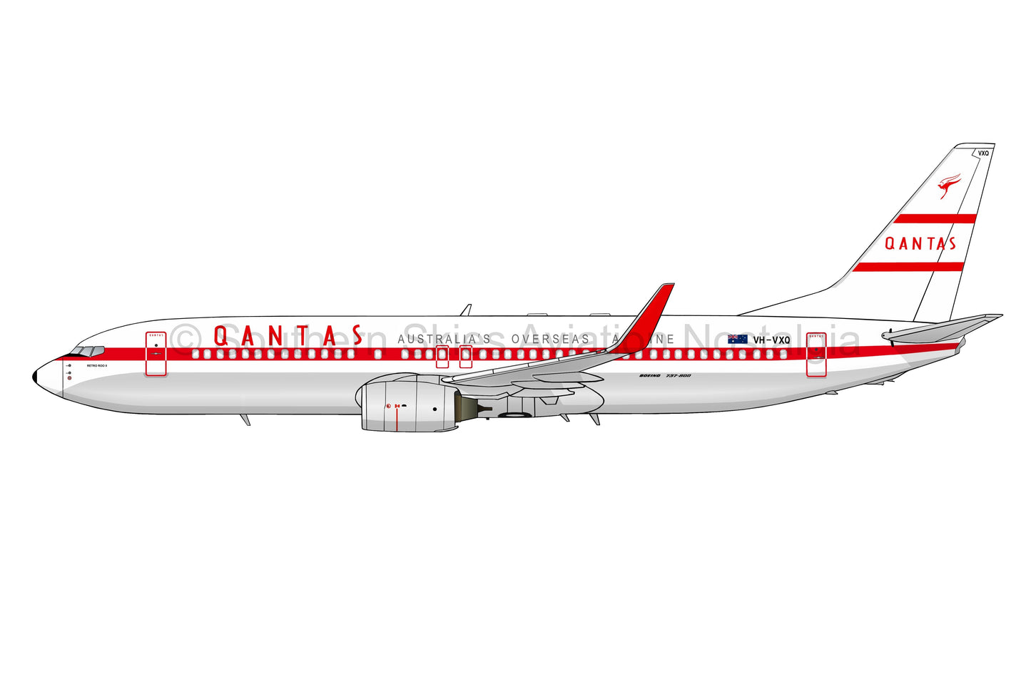 Qantas Side Profiles