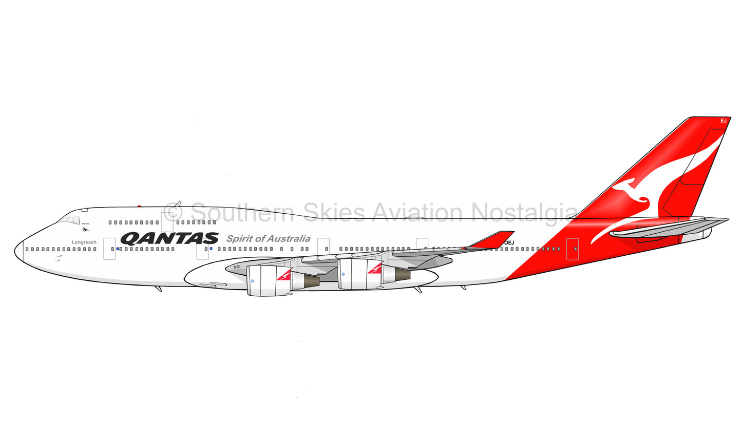 Qantas Side Profiles