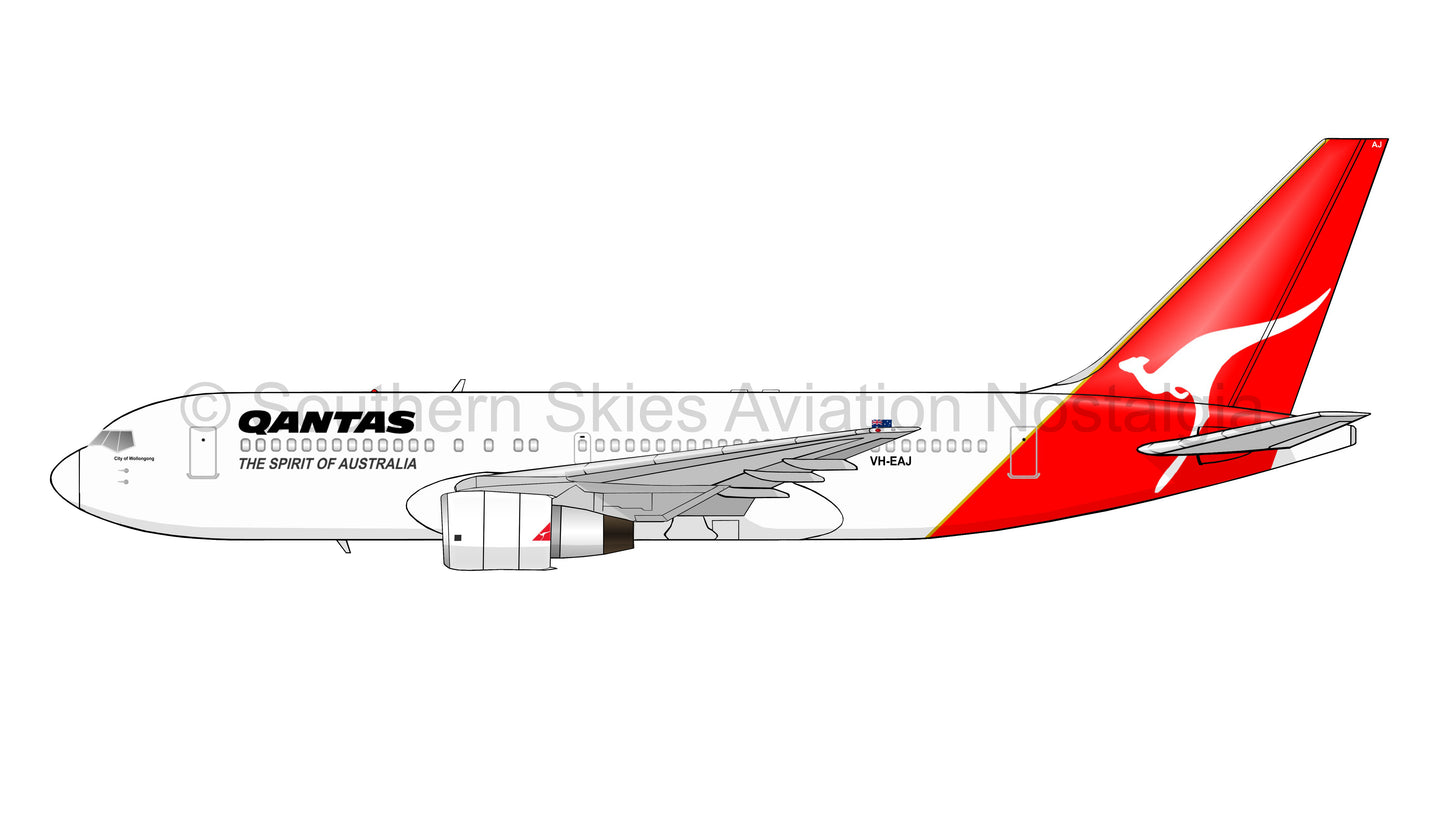 Qantas Side Profiles