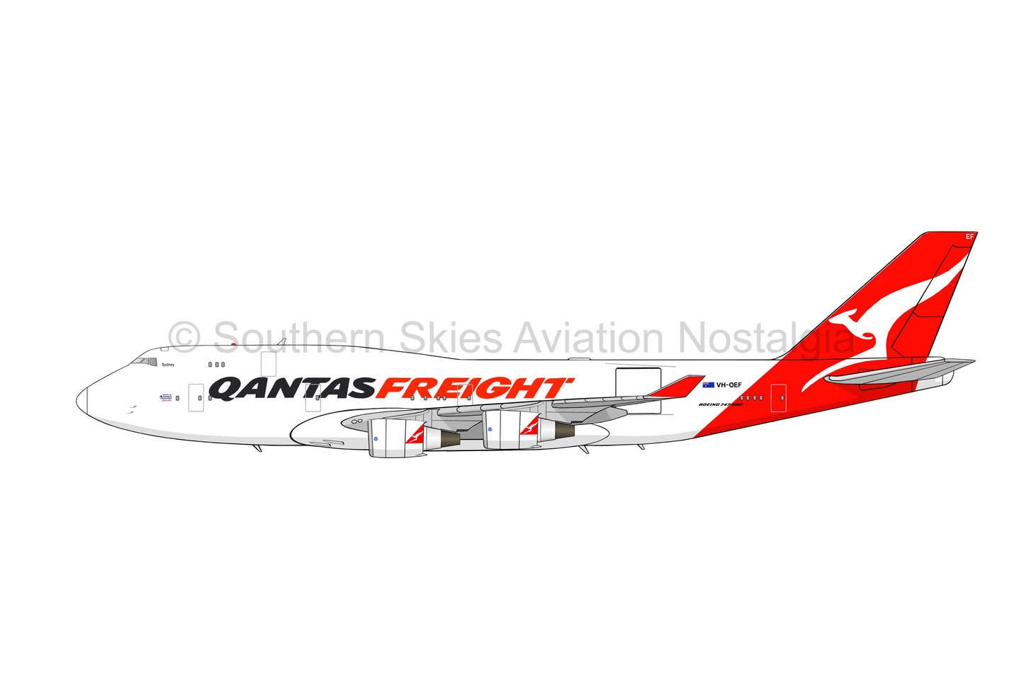 Qantas Side Profiles