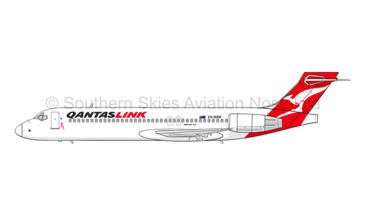 Qantas Boeing 717 VH-NXN (Caricature or Side Profile)