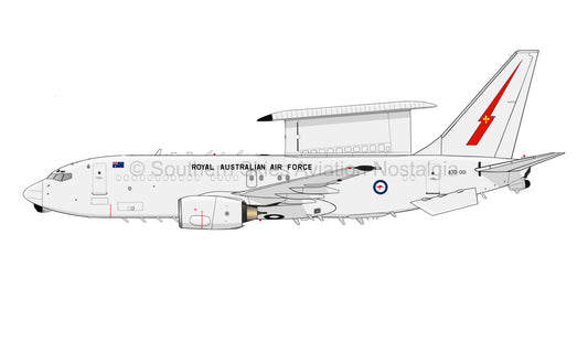 RAAF Boeing 737-7ES/AEW&C (Wedgetail) A30-001 (Side Profile)
