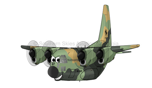 RAAF Lockheed C-130H Hercules A97-007 (Caricature)