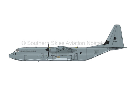 RAAF C-130J-30 Super Hercules A97-448 (Side Profile)