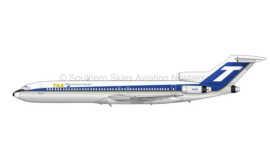 TAA 727 VH-TBL - T-Tail Livery (Caricature or Side Profile)