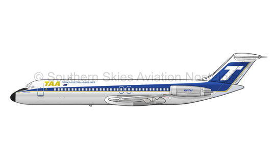 TAA DC-9 VH-TJJ - T-Tail Livery (Caricature or Side Profile)