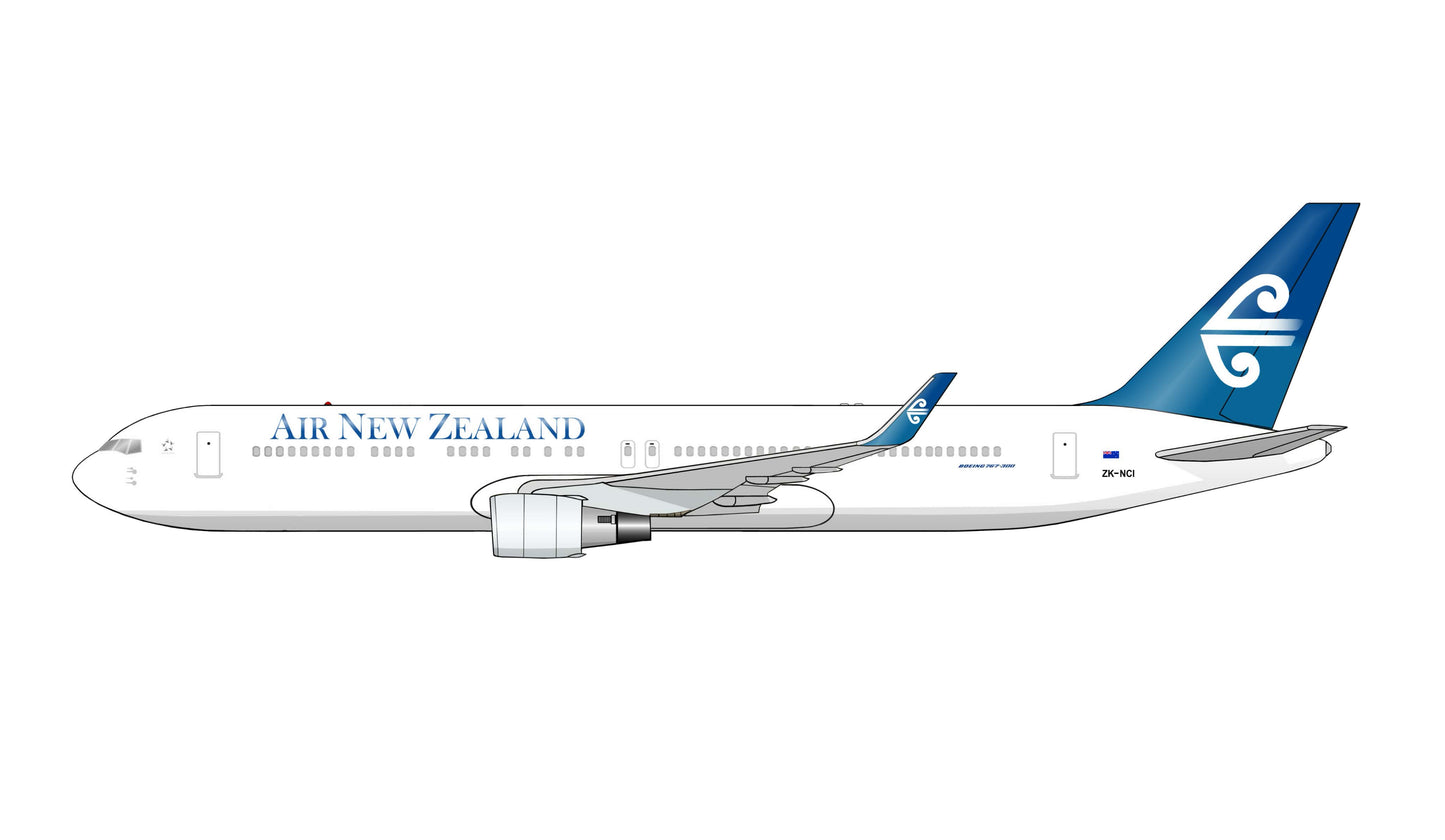 Air New Zealand Boeing 767-300 “Hybrid Pacific Wave livery” ZK-NCI PVC side profile cutout.