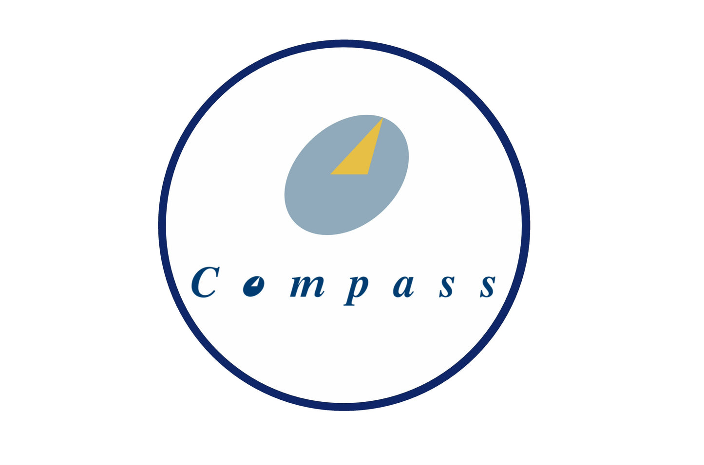 Compass Airlines round logo sticker.