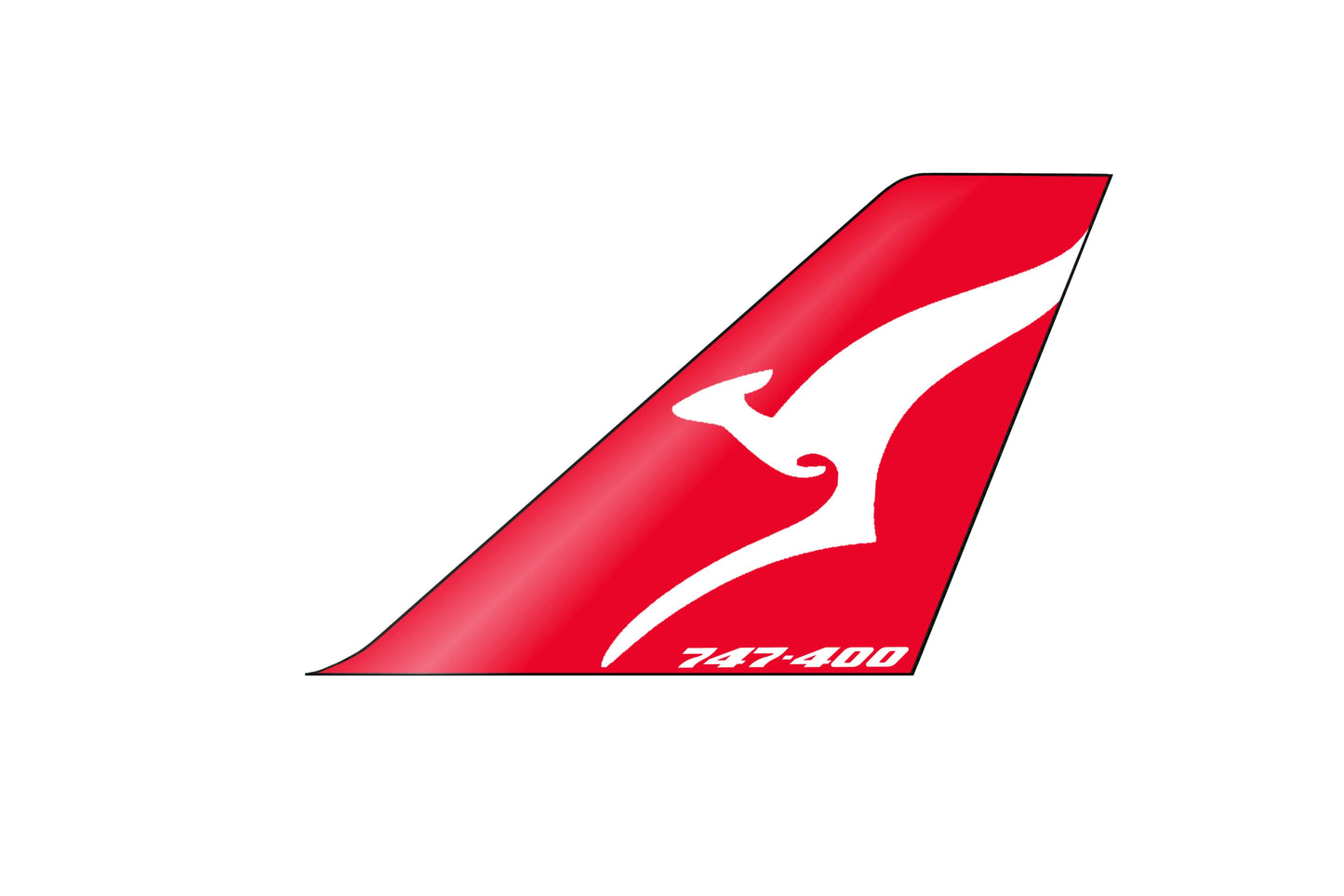 QANTAS Boeing “747-400” 10cm tail logo sticker