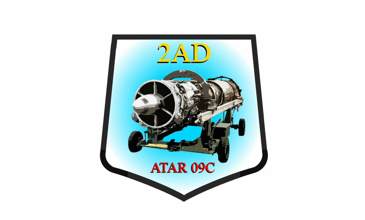2AD ATAR 09C engine 14cm sticker.