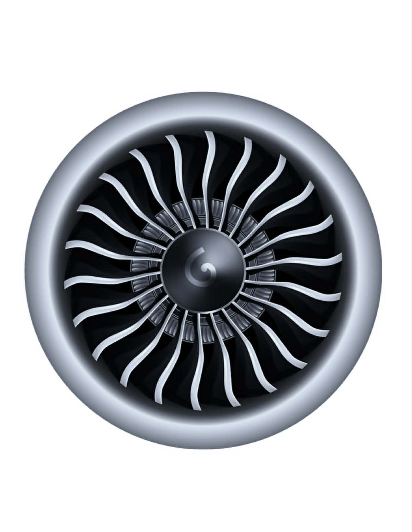 GENex engine intake 10cm round sticker.
