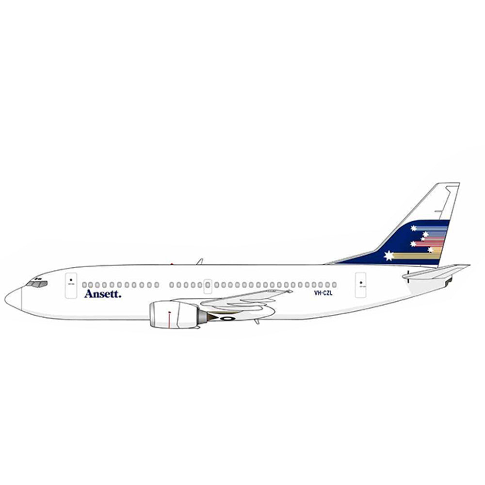 Ansett Shooting Stars 1980s Livery