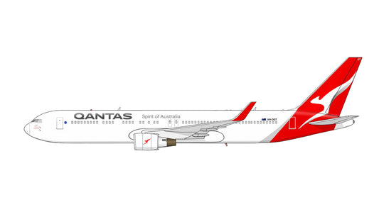 QANTAS  Boeing 767-338 VH-OGT “fictitious what if” 2026 livery with winglets PVC side profile cutout.