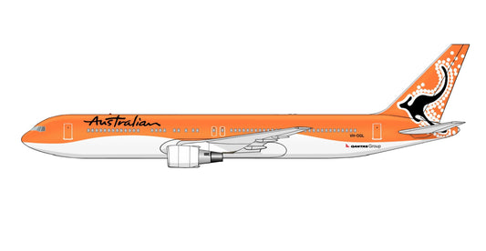 QANTAS/Australian Airlines Boeing 767-338ER VH-OGL 2002 livery PVC side profile cutout.