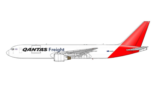 QANTAS Freight  Boeing 767-338 VH-EFR PVC side profile cutout.