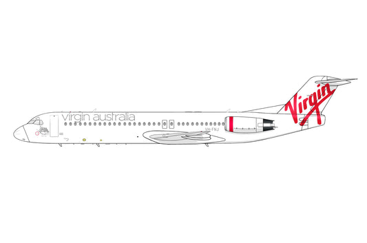Virgin Australia Fokker F100 VH-FNJ PVC side profile cutout.
