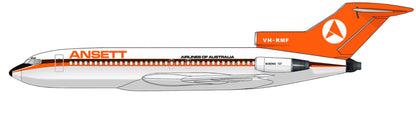 Ansett Australia 1970s Delta Livery (Orange and Black)