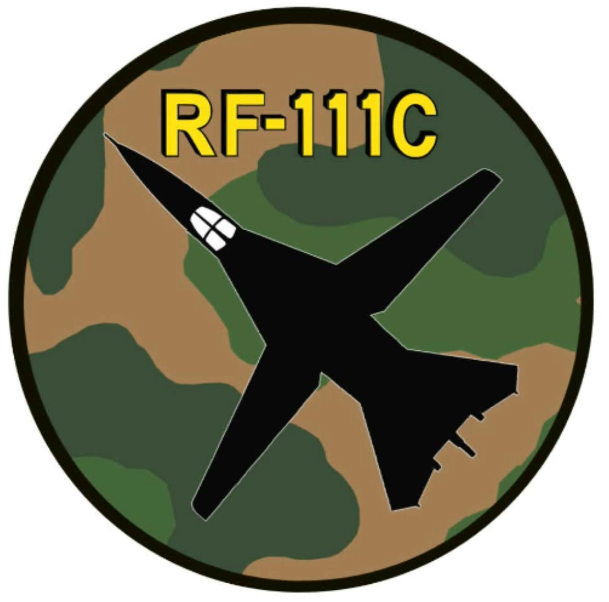 RF-111C 9cm round sticker.