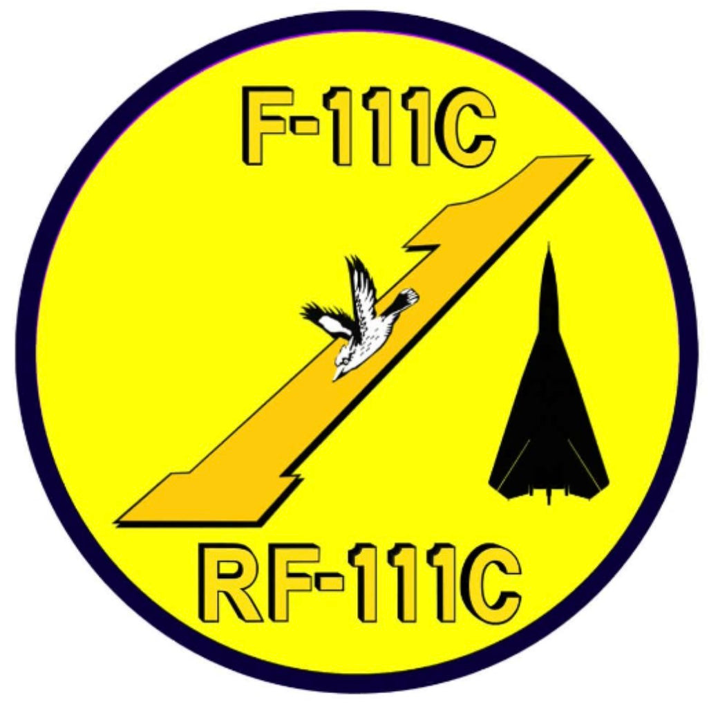 F-111C RF-111C 9cm round sticker.