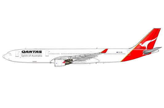 QANTAS Airbus A330-300 VH-QPA Original livery 20cm side profile sticker.