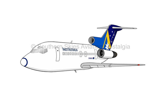 Ansett Australia Boing 727-200 VH-ANA (Final Starmark Livery)