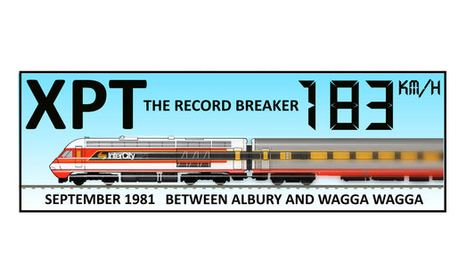 XPT The Record Breaker 22cm sticker.