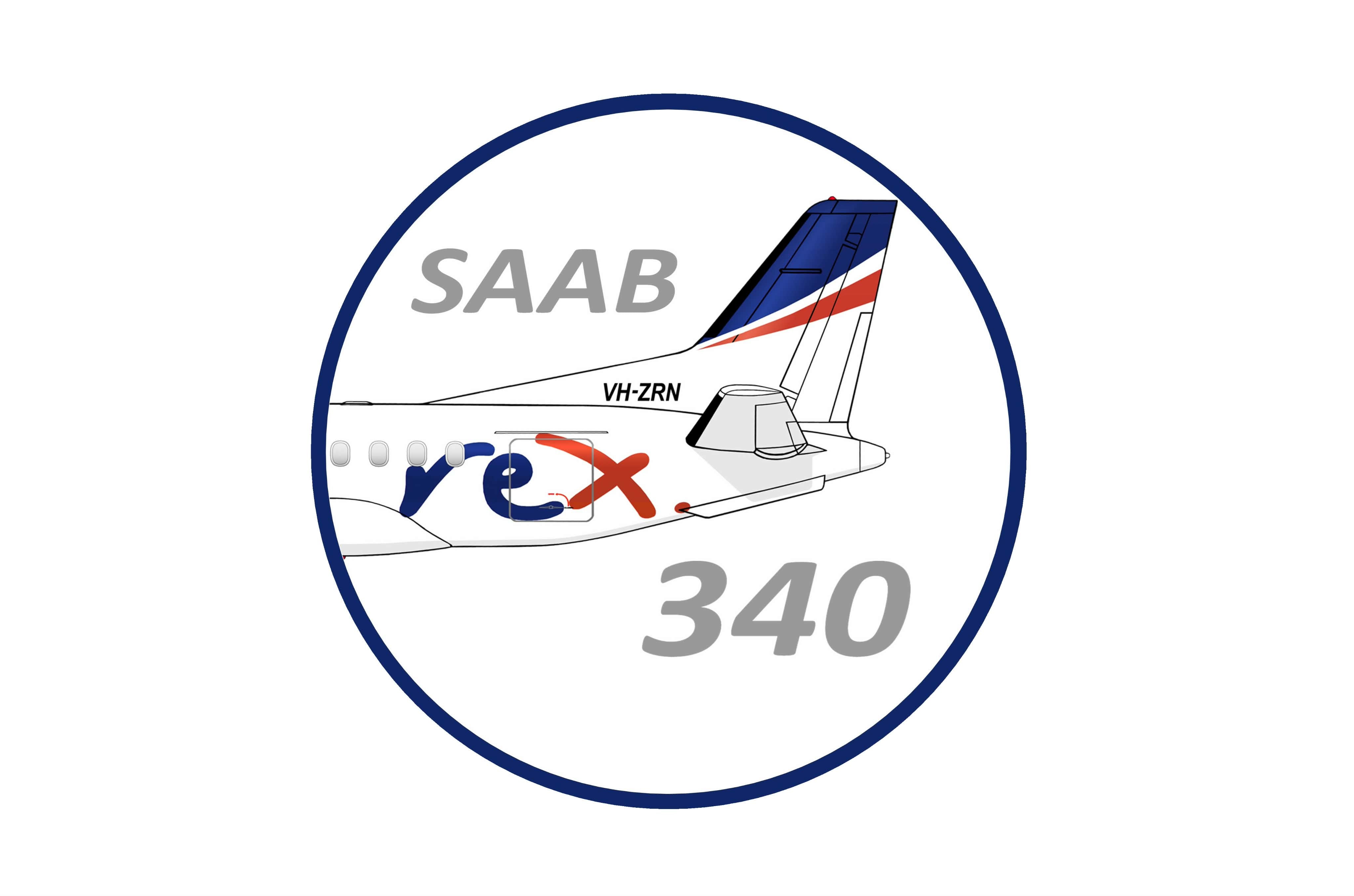 REX SAAB 340 rear fuselage 