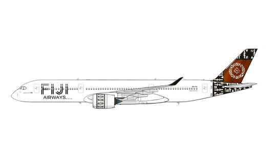 Fiji Airways Airbus A350-900 DQ-FAI PVC side profile cutout.