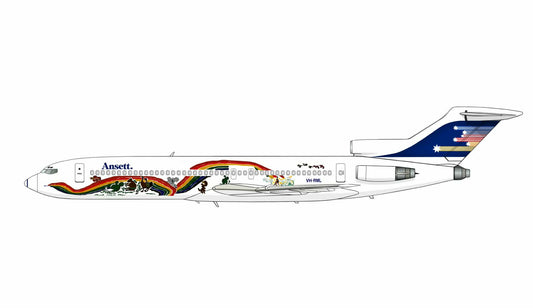 Ansett Boeing 727-277 VH-RML 1981 Shooting Stars/Serpent livery PVC side profile cutout.