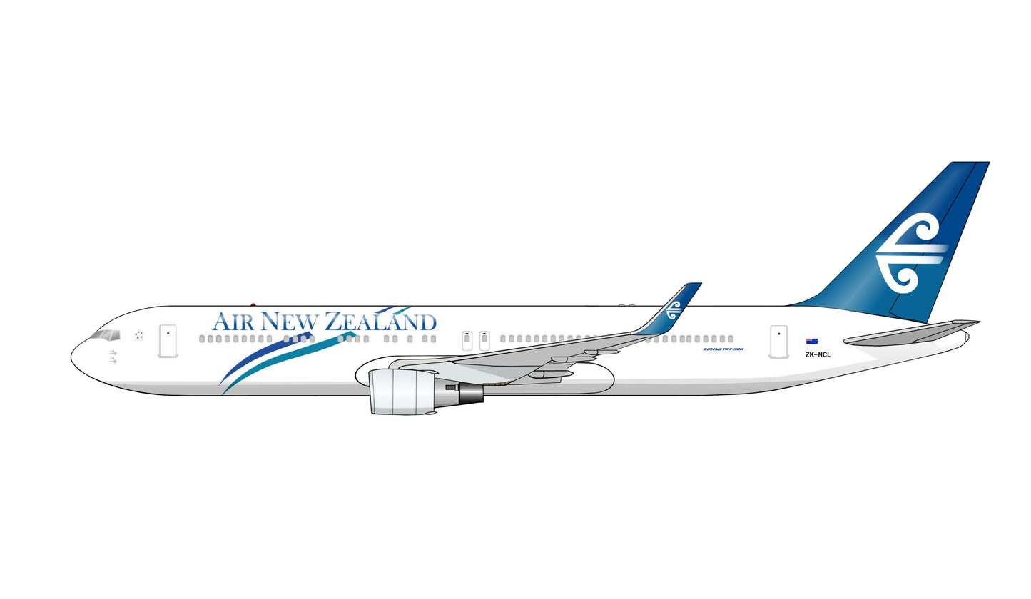 Air New Zealand Boeing 767-300 “Pacific Wave livery” ZK-NCL PVC side profile cutout.