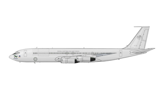 RAAF 707-368C A20-261 33SQN  Dragon nose art 2006 20cm side profile sticker.