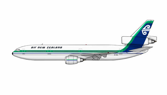 Air New Zealand McDonnell Douglas DC-10 ZK-NZL 20cm side profile sticker.