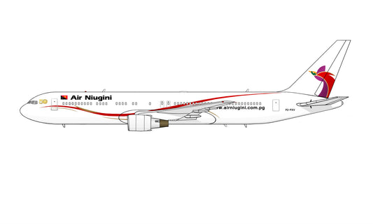 Air Niugini Boeing Boeing 767-300 P2-PXV PVC side profile cutout.