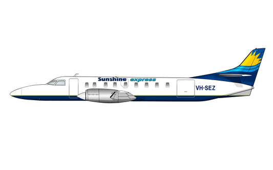 Sunshine Express Metro 111 VH-SEZ PVC side profile cutout.
