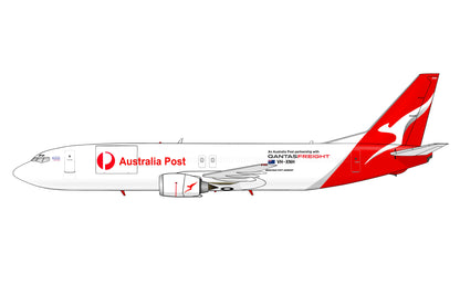 Qantas Freight Boeing 737-400SF VH-XNH PVC side profile cutout.