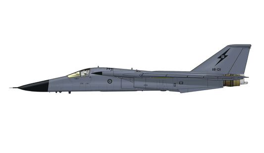RAAF F111C A8-131 1SQN Grey Scheme PVC side profile cutout.