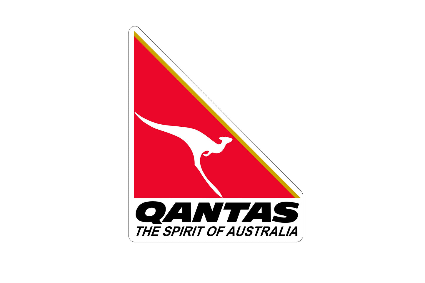QANTAS “Spirit Of Australia” 10cm logo sticker