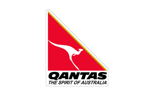 QANTAS “Spirit Of Australia” 10cm logo sticker