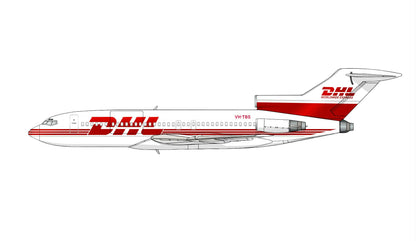 VH-RMS/VH-TBS Boeing 727-77 in all the liveries she wore, 20cm profile 10 sticker collection.