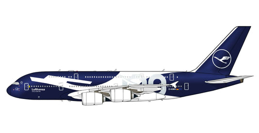Lufthansa Airbus A380 D-AIMH “100 years” livery PVC side profile cutout.
