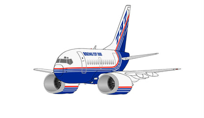 Boeing 1980s corporate livery set of 4, 14cm caricature stickers B747-400, 757-200, 737-300, 737-400