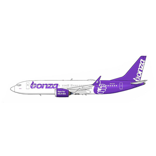 Bonza 737 Max8 VH-UJK