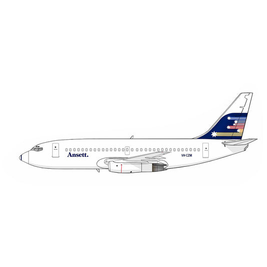 Ansett Shooting Stars 1980s Livery
