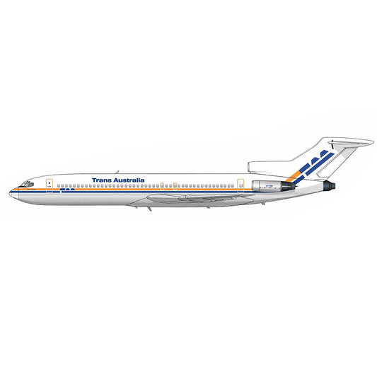 Trans Australia Airlines 1980s Camel Hump livery