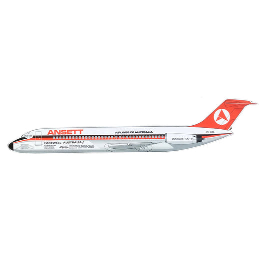 Ansett Australia 1970s Delta Livery (Orange and Black)