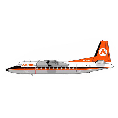 Ansett Australia 1970s Delta Livery (Orange and Black)